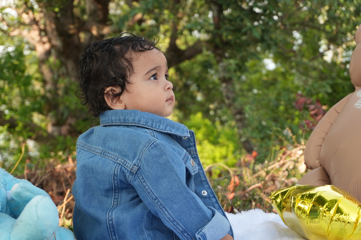 Krishav laughing