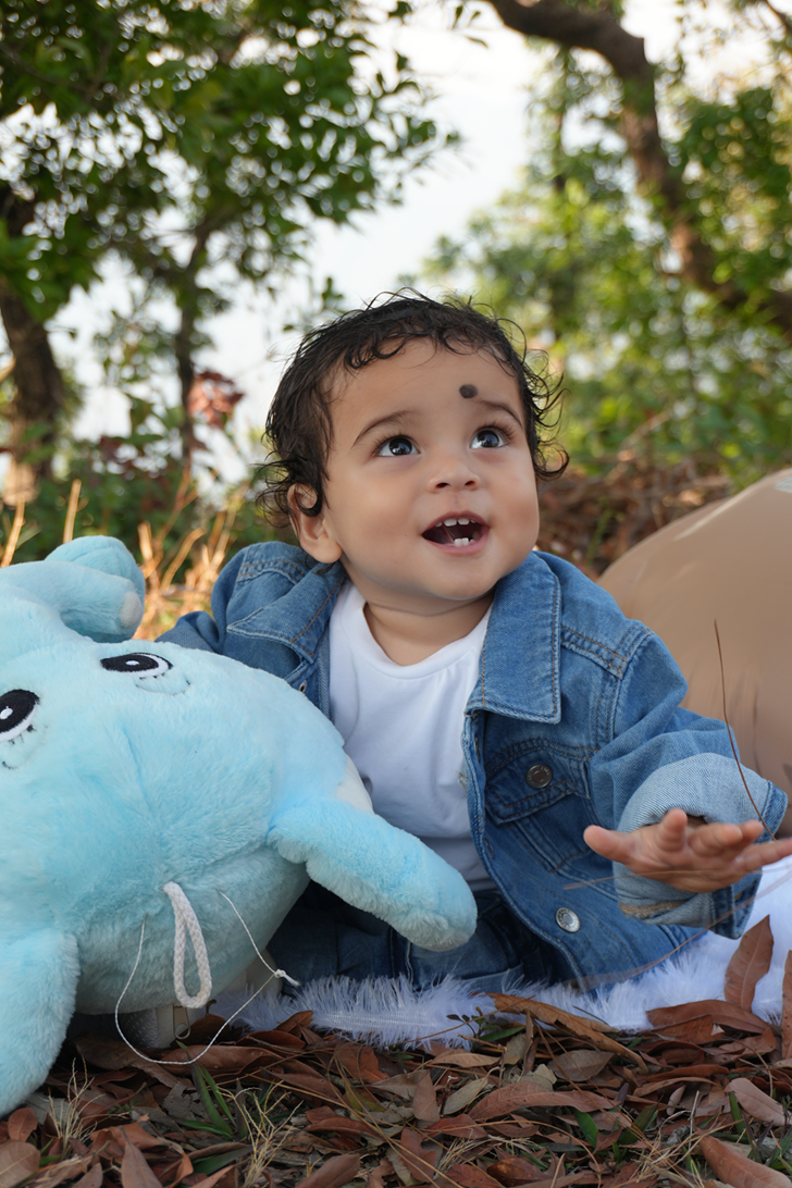 Krishav sitting